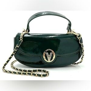 Valentino Orlando Crossbody Handbag w/ Top Handle/Strap
Forest Green NWT